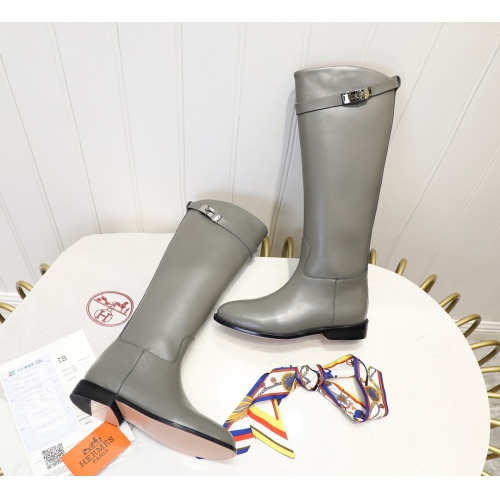 Replica Hermes Boots For Women #1244868 $112.00 USD for Wholesale