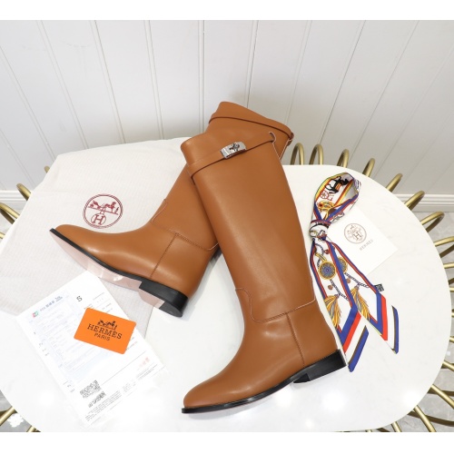 Replica Hermes Boots For Women #1244869 $112.00 USD for Wholesale