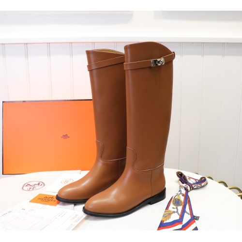 Replica Hermes Boots For Women #1244869 $112.00 USD for Wholesale