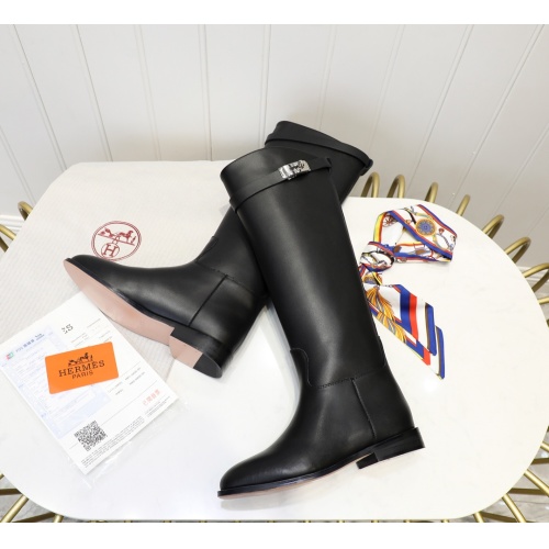 Replica Hermes Boots For Women #1244871 $112.00 USD for Wholesale