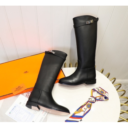 Replica Hermes Boots For Women #1244871 $112.00 USD for Wholesale