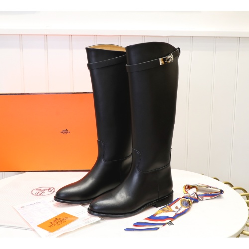 Replica Hermes Boots For Women #1244871 $112.00 USD for Wholesale