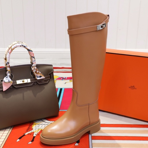 Replica Hermes Boots For Women #1244874 $112.00 USD for Wholesale