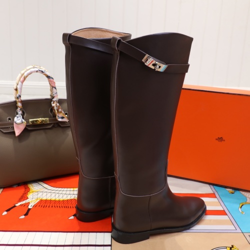 Replica Hermes Boots For Women #1244878 $112.00 USD for Wholesale