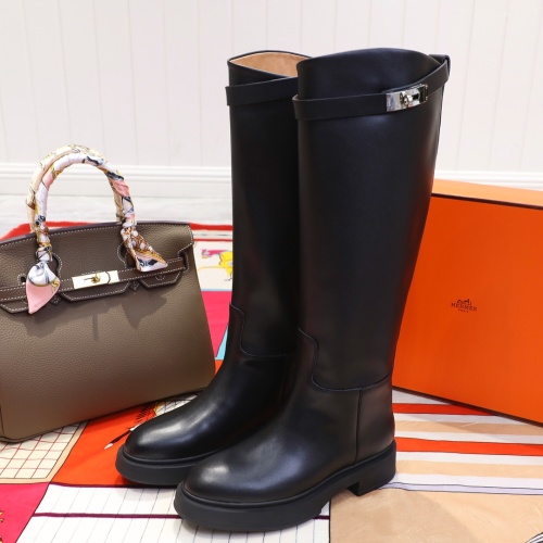 Replica Hermes Boots For Women #1244879 $112.00 USD for Wholesale