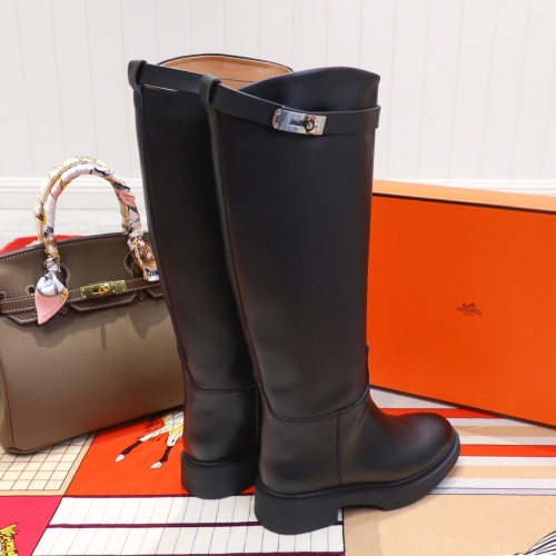 Replica Hermes Boots For Women #1244879 $112.00 USD for Wholesale