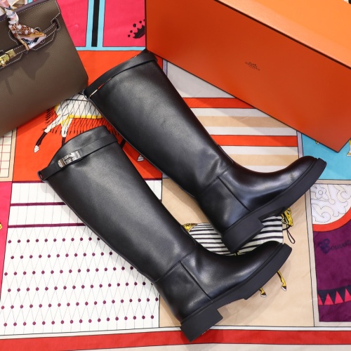 Replica Hermes Boots For Women #1244879 $112.00 USD for Wholesale