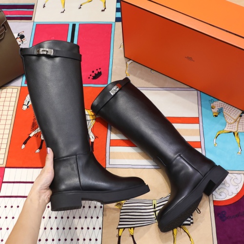 Replica Hermes Boots For Women #1244879 $112.00 USD for Wholesale