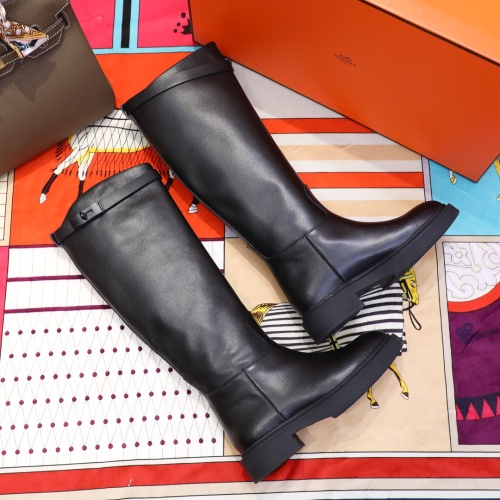 Replica Hermes Boots For Women #1244880 $112.00 USD for Wholesale