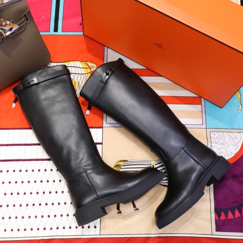 Replica Hermes Boots For Women #1244880 $112.00 USD for Wholesale