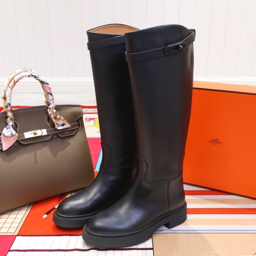 Replica Hermes Boots For Women #1244880 $112.00 USD for Wholesale