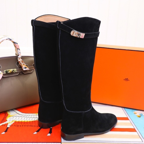 Replica Hermes Boots For Women #1244881 $112.00 USD for Wholesale