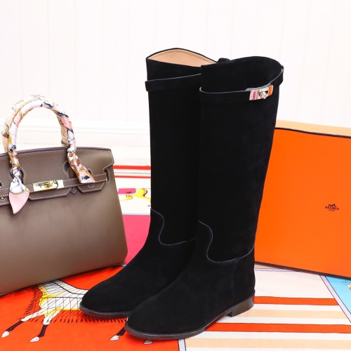 Replica Hermes Boots For Women #1244881 $112.00 USD for Wholesale