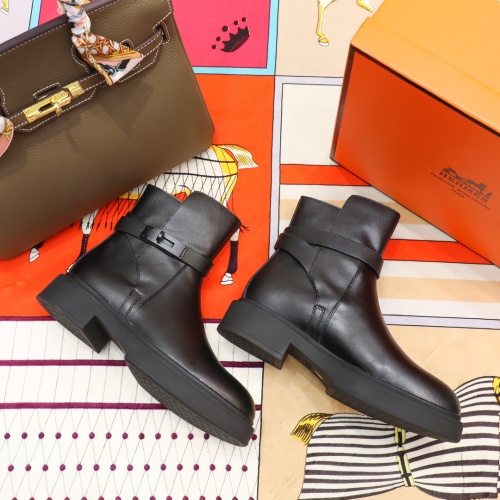 Wholesale Hermes Boots For Women #1244883 $102.00 USD, Wholesale Quality Replica Hermes Boots