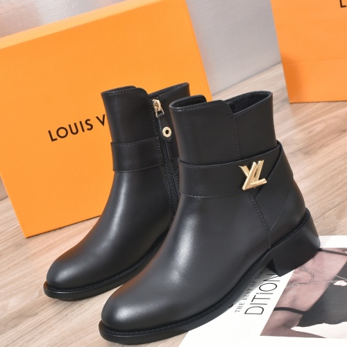 Wholesale Louis Vuitton Boots For Women #1244888 $98.00 USD, Wholesale Quality Replica Louis Vuitton Boots