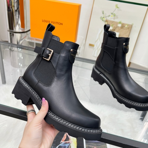 Replica Louis Vuitton Boots For Women #1244899 $100.00 USD for Wholesale