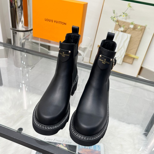 Replica Louis Vuitton Boots For Women #1244899 $100.00 USD for Wholesale