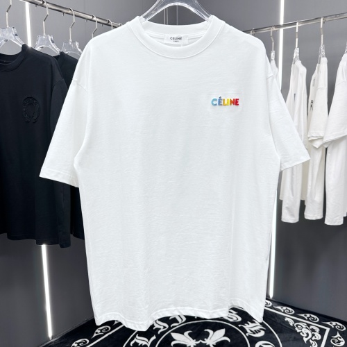 Wholesale Celine T-Shirts Short Sleeved For Unisex #1244929 $42.00 USD, Wholesale Quality Replica Celine T-Shirts