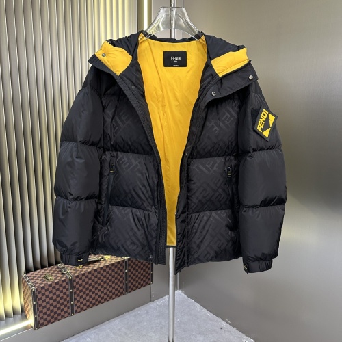 Replica Fendi Down Feather Coat Long Sleeved For Men #1245029 $220.00 USD for Wholesale