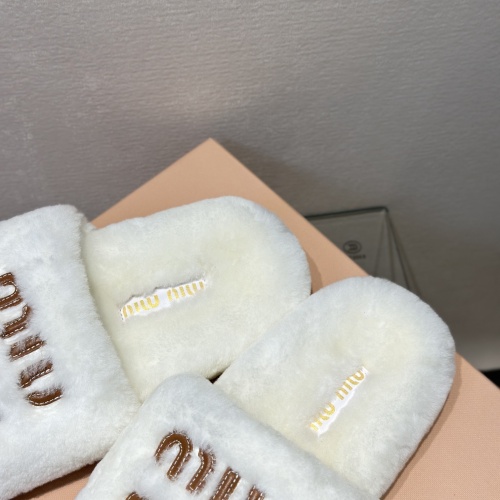 Replica MIU MIU Slippers For Women #1245041 $98.00 USD for Wholesale