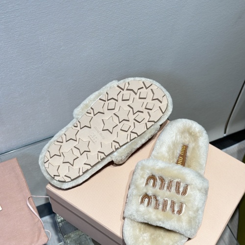 Replica MIU MIU Slippers For Women #1245042 $98.00 USD for Wholesale