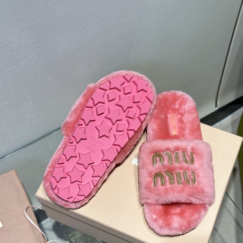 Replica MIU MIU Slippers For Women #1245043 $98.00 USD for Wholesale