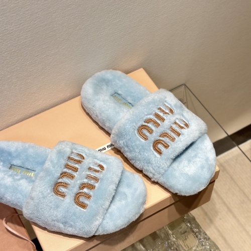 Replica MIU MIU Slippers For Women #1245044 $98.00 USD for Wholesale