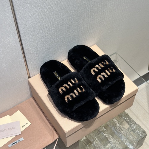 Wholesale MIU MIU Slippers For Women #1245045 $98.00 USD, Wholesale Quality Replica MIU MIU Slippers