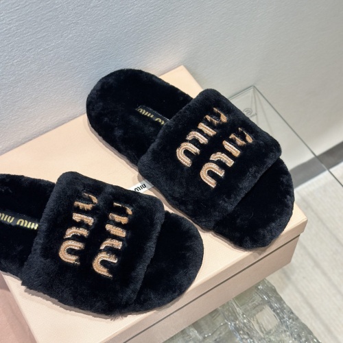 Replica MIU MIU Slippers For Women #1245045 $98.00 USD for Wholesale