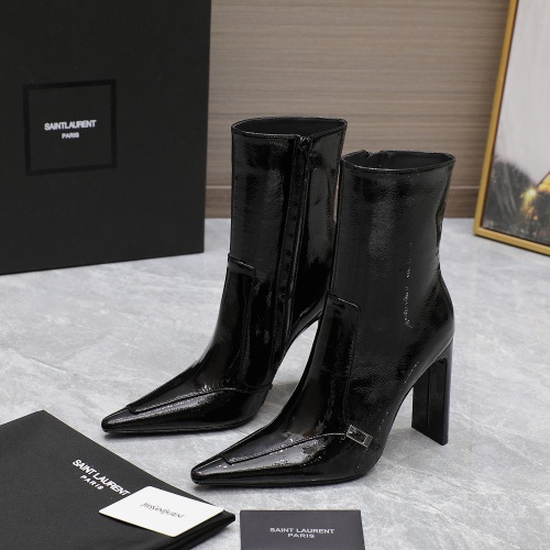 Wholesale Yves Saint Laurent YSL Boots For Women #1245046 $150.00 USD, Wholesale Quality Replica Yves Saint Laurent YSL Boots