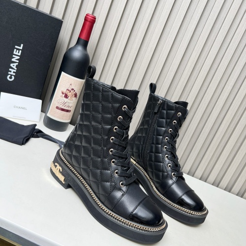 Replica Chanel Boots For Women #1245048 $115.00 USD for Wholesale