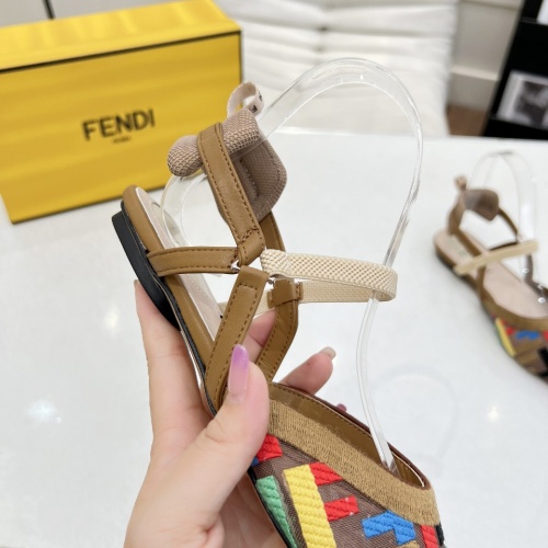 Replica Fendi Sandal For Women #1245056 $100.00 USD for Wholesale