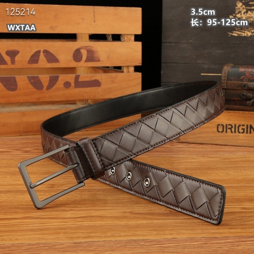 Replica Bottega Veneta AAA Quality Belts In Brown For Men #1245077 $45.00 USD for Wholesale