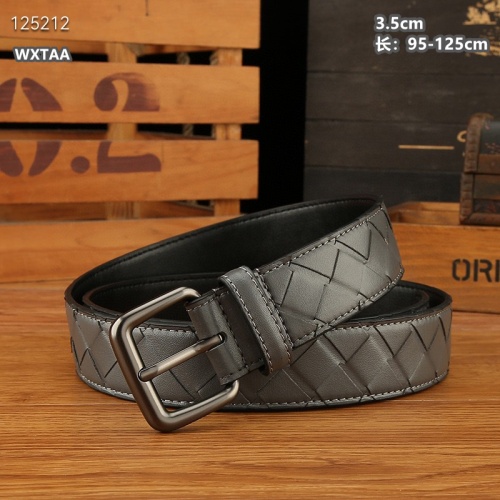 Wholesale Bottega Veneta AAA Quality Belts In Gray For Men #1245080 $45.00 USD, Wholesale Quality Replica Bottega Veneta AAA Belts