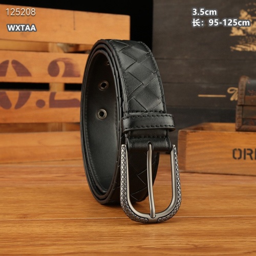 Replica Bottega Veneta AAA Quality Belts In Black For Men #1245087 $45.00 USD for Wholesale