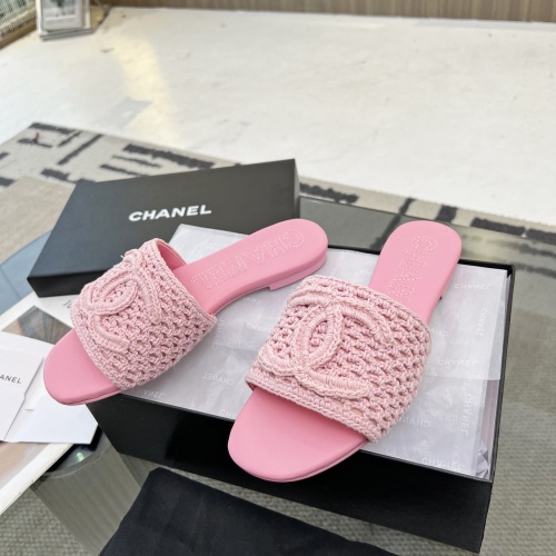 Wholesale Chanel Slippers For Women #1245102 $88.00 USD, Wholesale Quality Replica Chanel Slippers