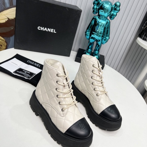 Replica Chanel Boots For Women #1245114 $102.00 USD for Wholesale