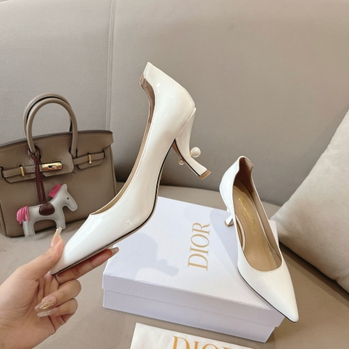 Replica Christian Dior High-Heeled Shoes For Women #1245119 $105.00 USD for Wholesale