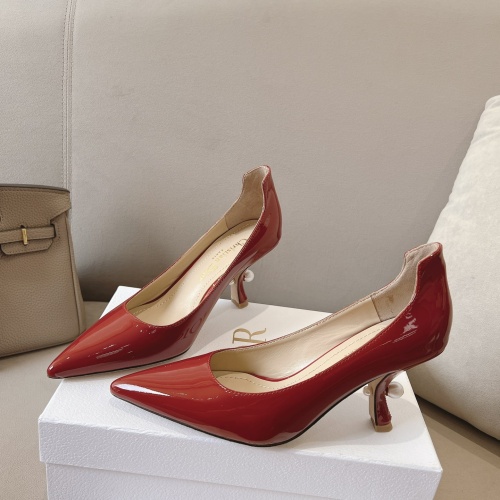 Wholesale Christian Dior High-Heeled Shoes For Women #1245121 $105.00 USD, Wholesale Quality Replica Christian Dior High-Heeled Shoes