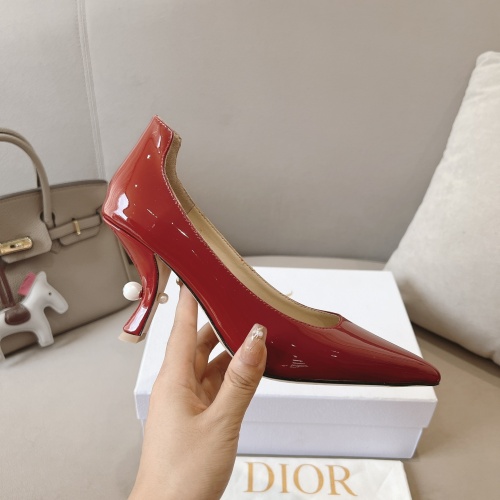 Replica Christian Dior High-Heeled Shoes For Women #1245121 $105.00 USD for Wholesale