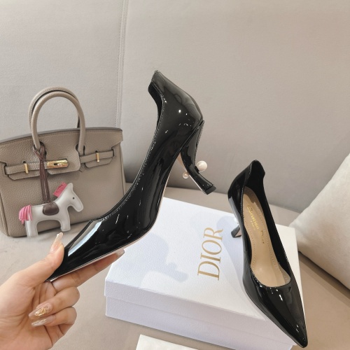 Replica Christian Dior High-Heeled Shoes For Women #1245122 $105.00 USD for Wholesale