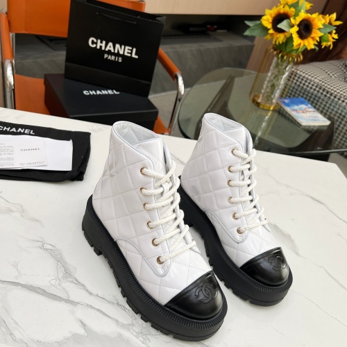 Replica Chanel Boots For Women #1245128 $118.00 USD for Wholesale