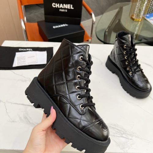 Replica Chanel Boots For Women #1245130 $118.00 USD for Wholesale