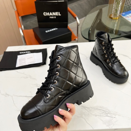 Replica Chanel Boots For Women #1245130 $118.00 USD for Wholesale