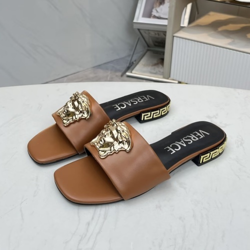 Wholesale Versace Slippers For Women #1245160 $80.00 USD, Wholesale Quality Replica Versace Slippers