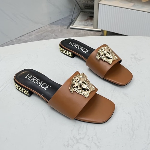 Replica Versace Slippers For Women #1245160 $80.00 USD for Wholesale