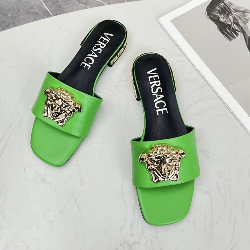 Replica Versace Slippers For Women #1245165 $80.00 USD for Wholesale