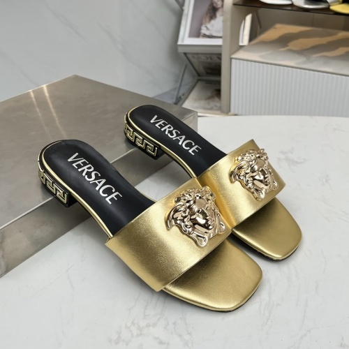 Replica Versace Slippers For Women #1245169 $80.00 USD for Wholesale