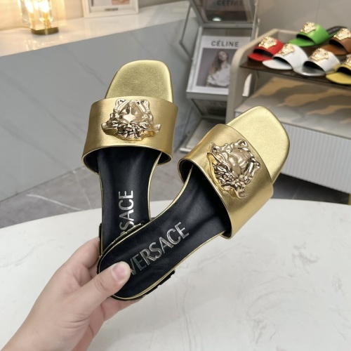 Replica Versace Slippers For Women #1245169 $80.00 USD for Wholesale