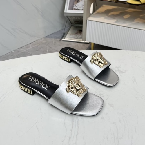 Replica Versace Slippers For Women #1245172 $80.00 USD for Wholesale